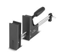 STAHLWERK Serre-joint à corps de 95 x 300 mm - Puissant serre-joint avec force de serrage de 650 kg - Serre-joint avec grande surface d'appui pour fixer des pièces à usiner - Serre-joint stable avec