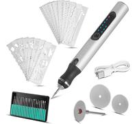 STAHLWERK Stylo de gravure USB UG-300 ST avec 8 W accu-graveur | Stylo de gravure