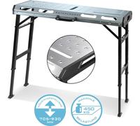 STAHLWERK Table de soudage mobile AWT-930 ST 1068 x 532mm Établi réglable en hauteur