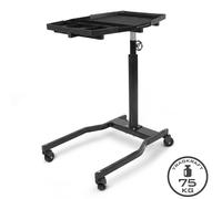 STAHLWERK Table de travail réglable en hauteur, 75 kg, chariot d'atelier équipé
