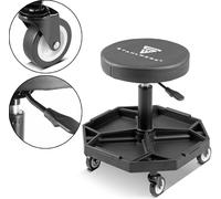 STAHLWERK Tabouret d'atelier WRH-136 ST charge max. 136 kg réglable en hauteur