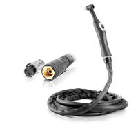 STAHLWERK TIG Torche de soudage WP-26 avec 8 mètres de flexible jusqu'à 200 A, refroidissement au gaz, 2 pôles, très flexible, poignée ergonomique