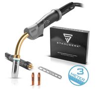 STAHLWERK Torche de soudage AK25 MB25 Ensemble de flexibles de 3 m pour postes à souder MIG MAG