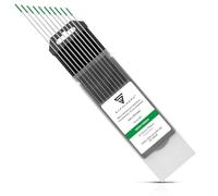 Stahlwerk WIG Wolfram Lot de 10 électrodes de soudage universelles sans Thorium 1,6 x 175 mm pour aluminium, métaux légers Vert