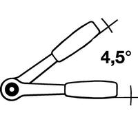 Stahlwille Clé à cliquet pour embouts 1/4 pouce Stahlwille, C 6,3 et E 6,3, avec éjecteur QuickRelease, type: 1/4 Quantité:1