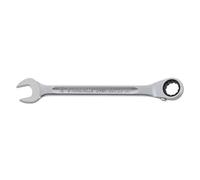 Stahlwille Clé mixte à cliquet annulaire 41171010 anglée 10 mm 158 mm acier