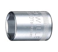 Stahlwille Douille 6 pans 12 mm - 01010012 - Carré 1/4 pouce (6,3 mm) - Longueur 23 mm - 1 pièce