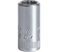 Stahlwille Douille 1/4 pouce 40 D 7 01030007 – 12 pans – 7 mm