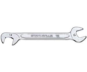 STAHLWILLE 40060404 - Llave de dos bocas fijas Serie 12 4 mm peso 0,01 Kg.