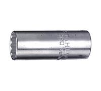 Stahlwille Douille 40 DL 12 01240012 double 6 pans 12 mm 1/4" (6.3 mm)