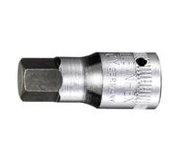 Stahlwille Douille-embout 01120006 6 pans intérieurs 6 mm L 28 mm Propulseur 1/4" (6.3 mm) 1 pièce