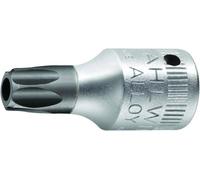 Stahlwille 44 KTXB T 15 SCHRAUBENDREHEREINSATZ 1/4 ZOLL - MIT BOHRUNG 01351015 1/4\ (6.3 mm) Embout de tournevis T 15 1/4\
