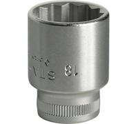 Stahlwille 45 18 02010018 6 pans double Douille 18 mm 3/8\ (10 mm)