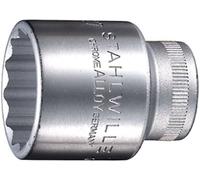 Stahlwille Douille 50 24 03010024 - 6 pans double - 24 mm - 1/2 pouce (12,5 mm)