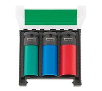 Stahlwille 51IMP K/3 Impact Jeu de 3 douilles 1/2" l 17, 19, 21 mm, code couleur, douilles de protection pour protéger les jantes en aluminium lors du changement de roue