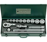Stahlwille 55/10/6 Jeu de clés à douille métrique 3/4 (20 mm) 16 pièces 96050104