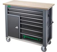 Stahlwille 85010621 Établi mobile WB 621 avec 7 tiroirs et câble darmoire (l x H x P) 1150 x 1045 x 500 mm
