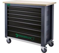 Stahlwille 85010625 Établi mobile WB 625 avec 7 tiroirs XXL (l x H x P) 1150 x 1045 x 500 mm