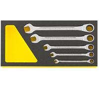 Stahlwille 96830652 TCS 17F/5 Jeu de clés à œil à cliquet Ouverture de clé (métrique) 8 - 19 mm