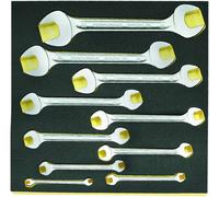 Stahlwille 96838182 TCS10/10,6X7-30X32MM Jeu de clés plates doubles Ouverture de clé (métrique) 6 - 32 mm