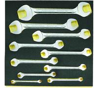 Stahlwille 96838182 TCS10/10,6X7-30X32MM Jeu de clés plates doubles Ouverture de clé (métrique) 6 - 32 mm