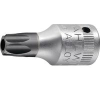 Stahlwille 44 KTXB T 27 SCHRAUBENDREHEREINSATZ 1/4 ZOLL - MIT BOHRUNG 01351027 1/4\ (6.3 mm) Embout de tournevis T 27 1/4\