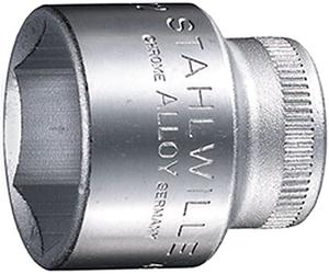 Stahlwille Lot de 10 douilles en acier haute performance 02110008 456, entraînement 3/8", taille 8 mm, longueur 25 mm