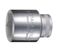 Stahlwille Douille 03030018 – 6 pans extérieurs 18 mm, L 38 mm, 1/2" (12,5 mm) – 1 pièce
