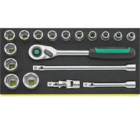 Stahlwille TCS 1/2 ZOLL 52/14/4 QR Jeu de clés à douille 96830352