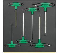 Stahlwille TCS 10768-2K/6 Jeu de clés mâles coudées 3 mm, 4 mm, 5 mm, 6 mm, 8 mm, 10 mm 6 pièces