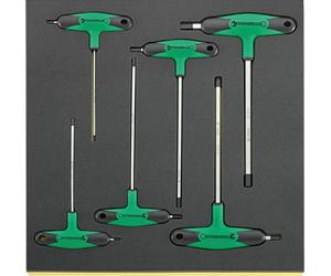 Stahlwille TCS 10768-2K/6 Jeu de clés mâles coudées 3 mm, 4 mm, 5 mm, 6 mm, 8 mm, 10 mm 6 pièces