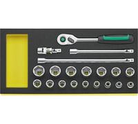 Stahlwille TCS 3/8 ZOLL 456/16/4 MF QR Jeu de clés à douille 96830371