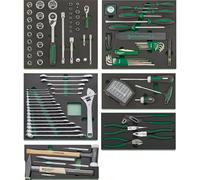 Stahlwille TCS 821/6 97830255 Jeu doutils avec insert en mousse 157 pièces