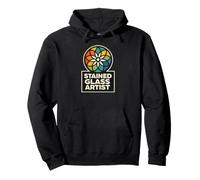 Stained Glass Artist Cadeau drôle d'artiste de vitrail Sweat à Capuche