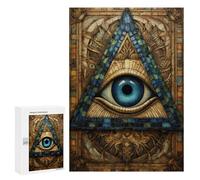 Stained Glass Eye Artwork Puzzle 1000 Pièces Educa Jouet en Bois Cadeau Unique Décoration Intérieure Jeu Éducatif Challenge Toy Adultes Et Enfants À Partir De 14 Ans 300 PCS