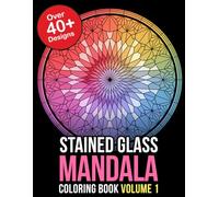 Stained Glass Mandala Coloring Book Volume 1