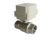 Stainless 1-1/4'' DN32 AC110V AC220V Normal Open Normal Close Electric Water Valve 10Nm Actuator On/Off 15 Sec ON/OFF(DN32 NPT,AC110V-230V_CR502 NORMALLY OPEN)