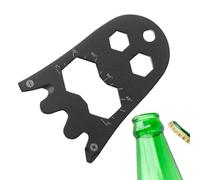 Stainless Bottle Opener - Outdoor Kitchen Gadget, Portable Metal Tool for Beverage Opening, Ghost Design Handheld Device, Compact Bar Accessory with Easy Grip, Bottle Opener for Party and Picnic Use
