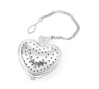 Stainless Creative Tea Infuser Metal Heart Shape Reusable Tea Coffee Filter Strainer Teapot Accessory Kitchen Gadget Too Aspirateur Copeaux Cyclonique (E, One Size)