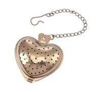 Stainless Creative Tea Infuser Metal Heart Shape Reusable Tea Coffee Filter Strainer Teapot Accessory Kitchen Gadget Too Aspirateur Copeaux Cyclonique (B, One Size)