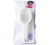 Stainless Mesh Flour Sifter 15.8cm Ergonomic Handle | High-density mesh, lump-free flour, smooth powdered sugar, 15.8cm length, white ABS body