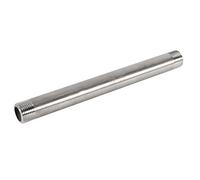 Stainless Steel 304 Pipe Fitting | Male x Male Threaded Coupling 200mm | BSP 1/4" / 1/2" / 3/4" / 1" | Oxidation - Protected Connector for Gas/Fuel/Water Pipes (DN15*200mm=1/2)
