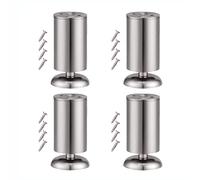 Stainless Steel Adjustable Table Legs 20cm 7.87in Set of 4 Ideal for Coffee Tables Sofas Cabinets Desks Kitchen & Bathroom Furniture & Modern Design
