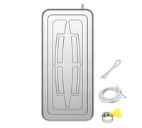 Stainless Steel Air Conditioner Drip Pan, AC Drip Pan with Drain Tubing Kit for Window AC and Mini Split Units(1000 * 475mm/39 * 19in)