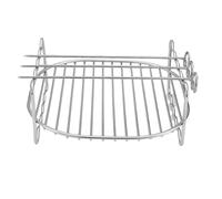 Stainless Steel Air Fryer Rack - Double-Layer Pan Accessory With Grill Stand, 6, 7, 8 Inch Compatible | Versatile Cooking Tool For Roasting Meat, Vegetables And Multi-Level Air Fryer Recipes