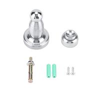 Stainless Steel Attractive Door Stop | 304 Steel Robust Suction Holder | Bump - Defensive Catch for Doors/Walls/Baseboards | U - Type Design with Full Circle Attraction