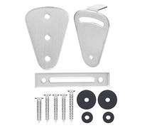 Stainless Steel Barn Door Lock | Sturdy Sliding Door Hardware Accessory | Oxidation Resilient Lock for Hanging Rail/Barn/Sliding Doors | Easy Installation Kit