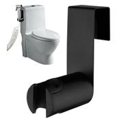 Stainless Steel Bidet Holder - Wall Mount Bracket, Portable Toilet Attachme | Rust-Resistant 304-Grade Steel Bracket With Adjustable Clamp Width, Pre-Drilled Screw Holes For Home Bathroom Bathtub Family