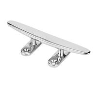 Stainless Steel Boat Cleat, Marine Rope Base Cleat, Mirror Polished Boat Light Accessory with 316 Stainless Steel, Durable and Corrosion Resistant for Various Boat Types and Sizes (20,3 cm/8 pouces)