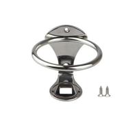 Stainless Steel Boat Cup Holder - Marine Grade Beverage Rack Yachts, Kayaks, RVs | Wall-Mounted Circular Drink, Coffee Mugs, Water Bottles, Cans - Secure Holder for Trucks, Motorhomes, Pontoons, O
